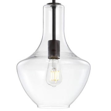 Watts Glass/Metal LED Pendant - JONATHAN Y